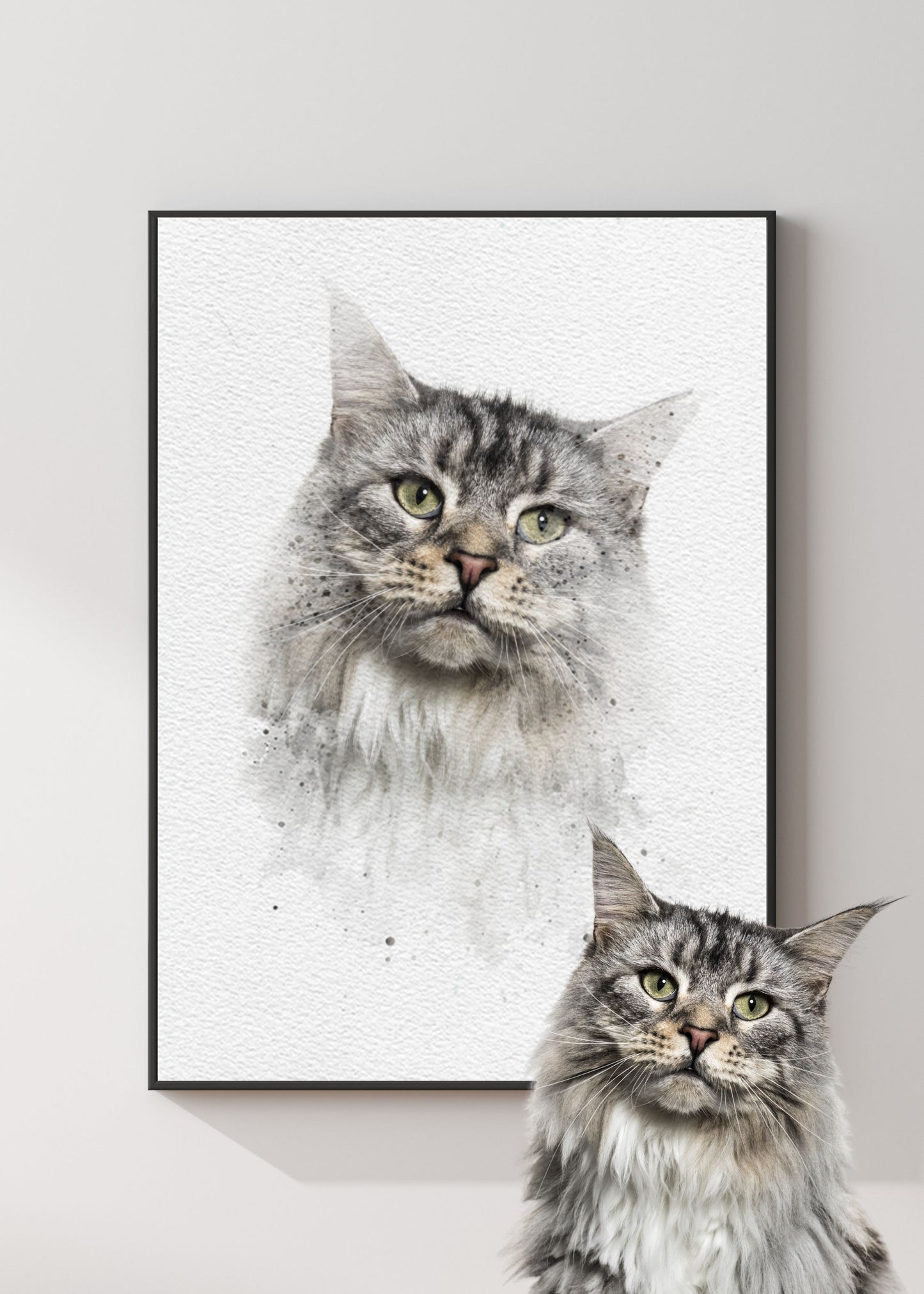 Kjæledyrplakat - akvarell