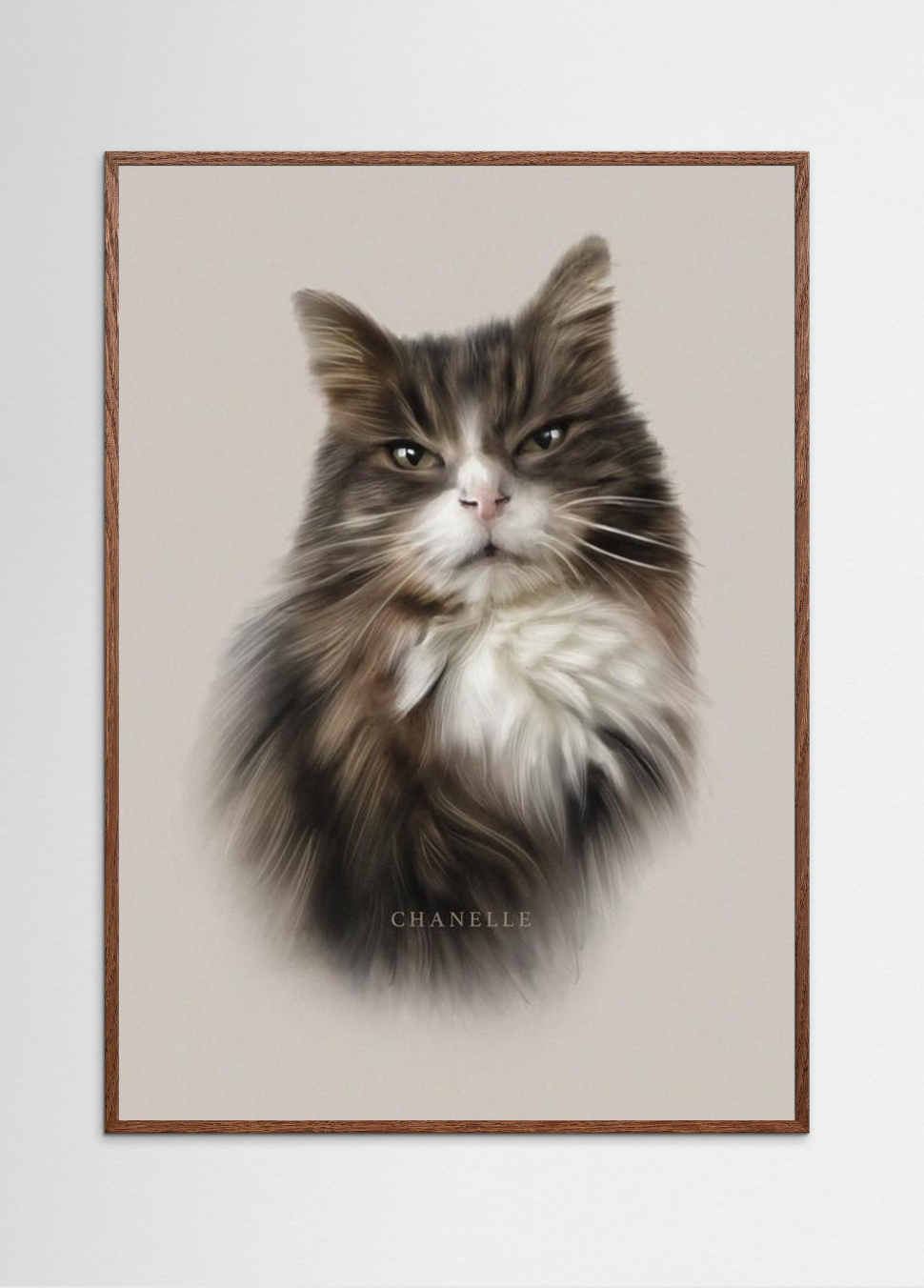 Kjæledyrportrett - tegnet av Linn Wold