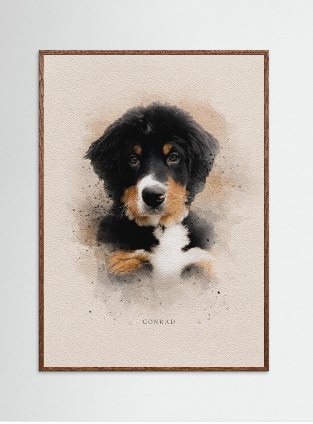 Kjæledyrplakat - akvarell