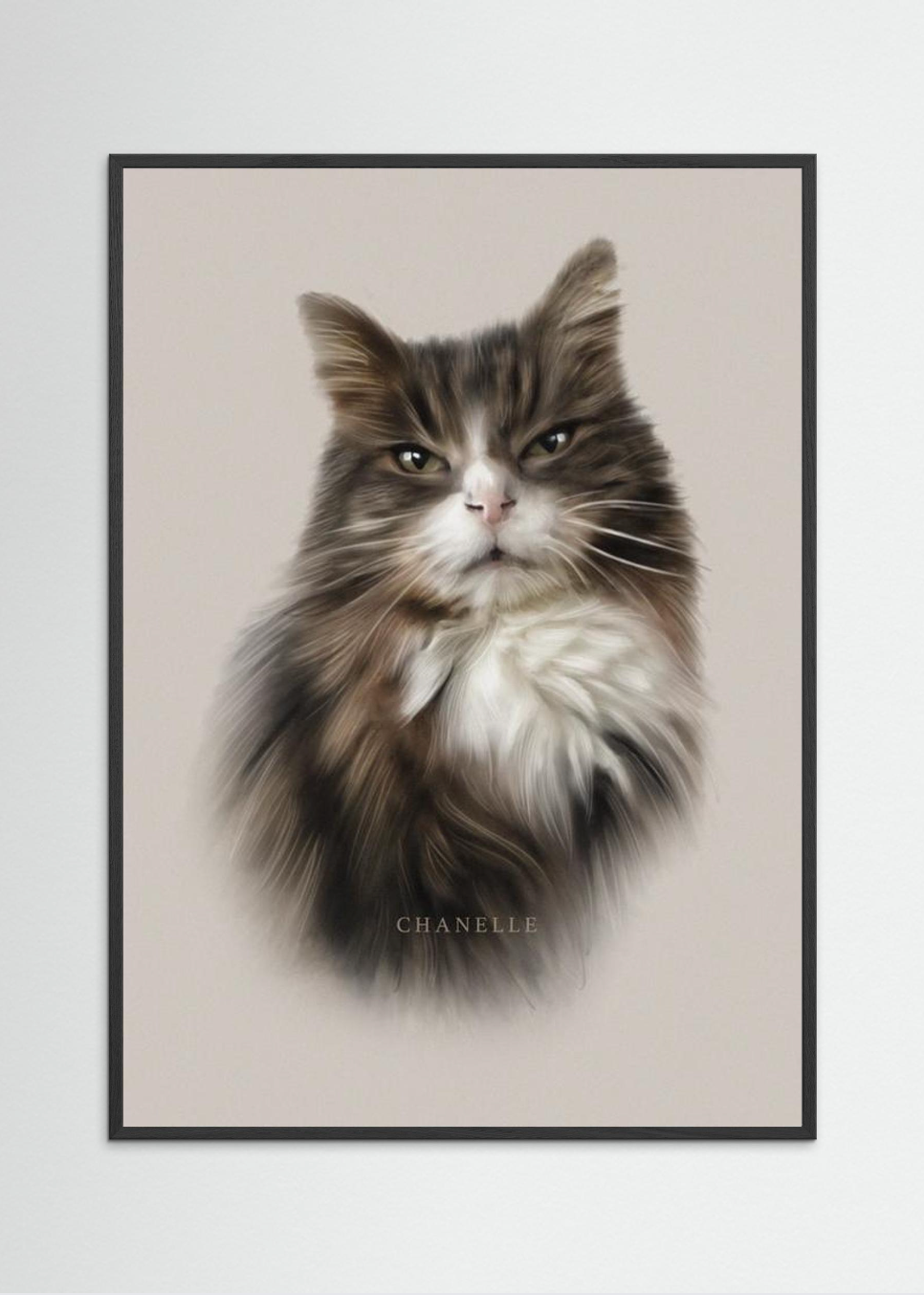 Kjæledyrportrett - tegnet av Linn Wold