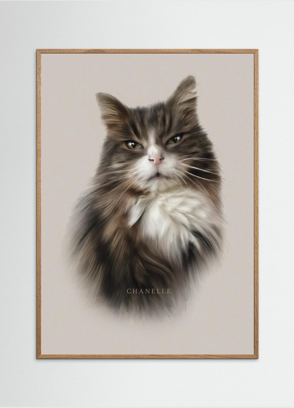 Kjæledyrportrett - tegnet av Linn Wold