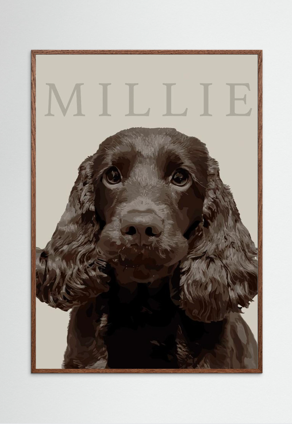 Kjæledyrplakat - vektorkunst